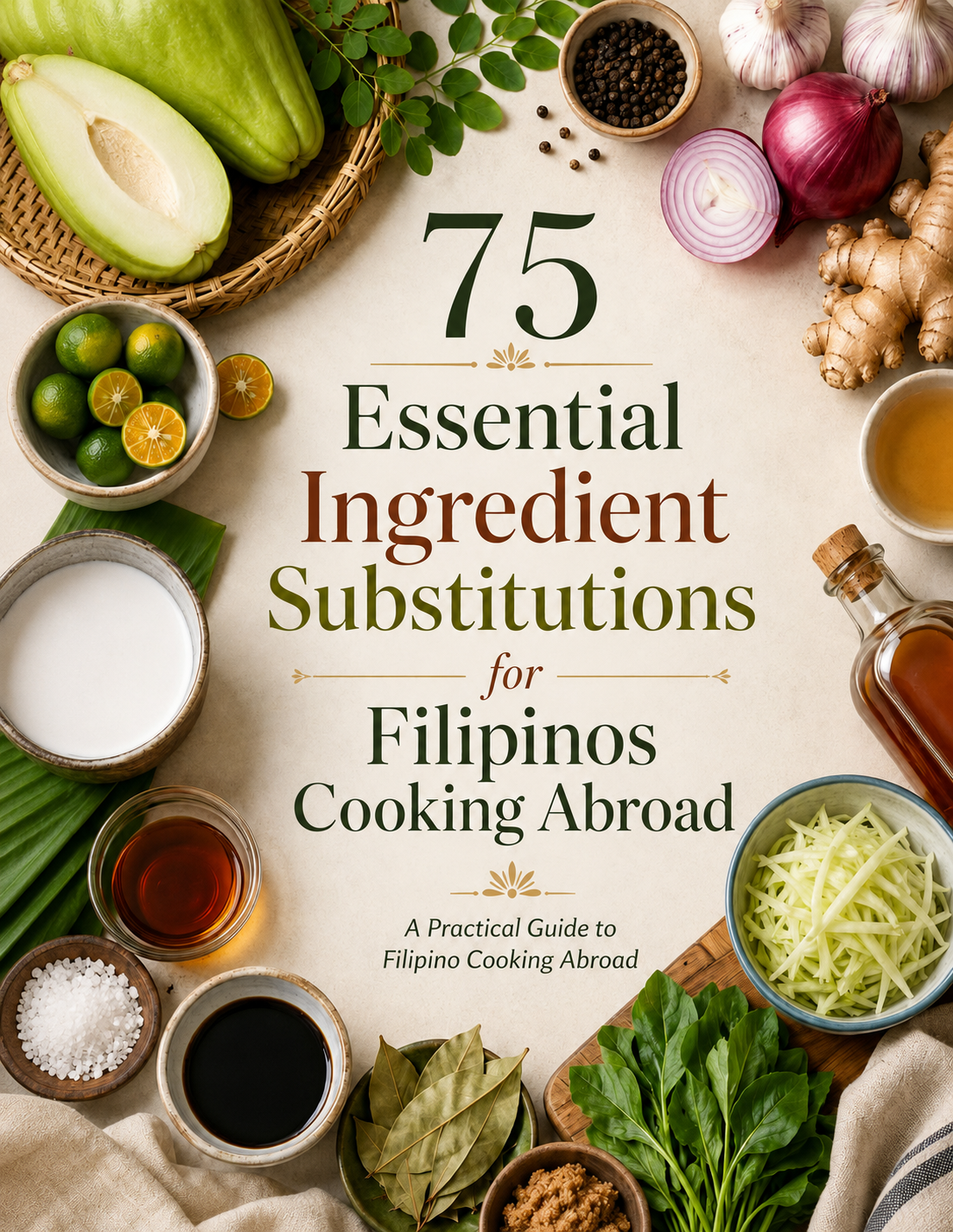 75 practical essential ingredient substitutions for Filipinos cooking abroad