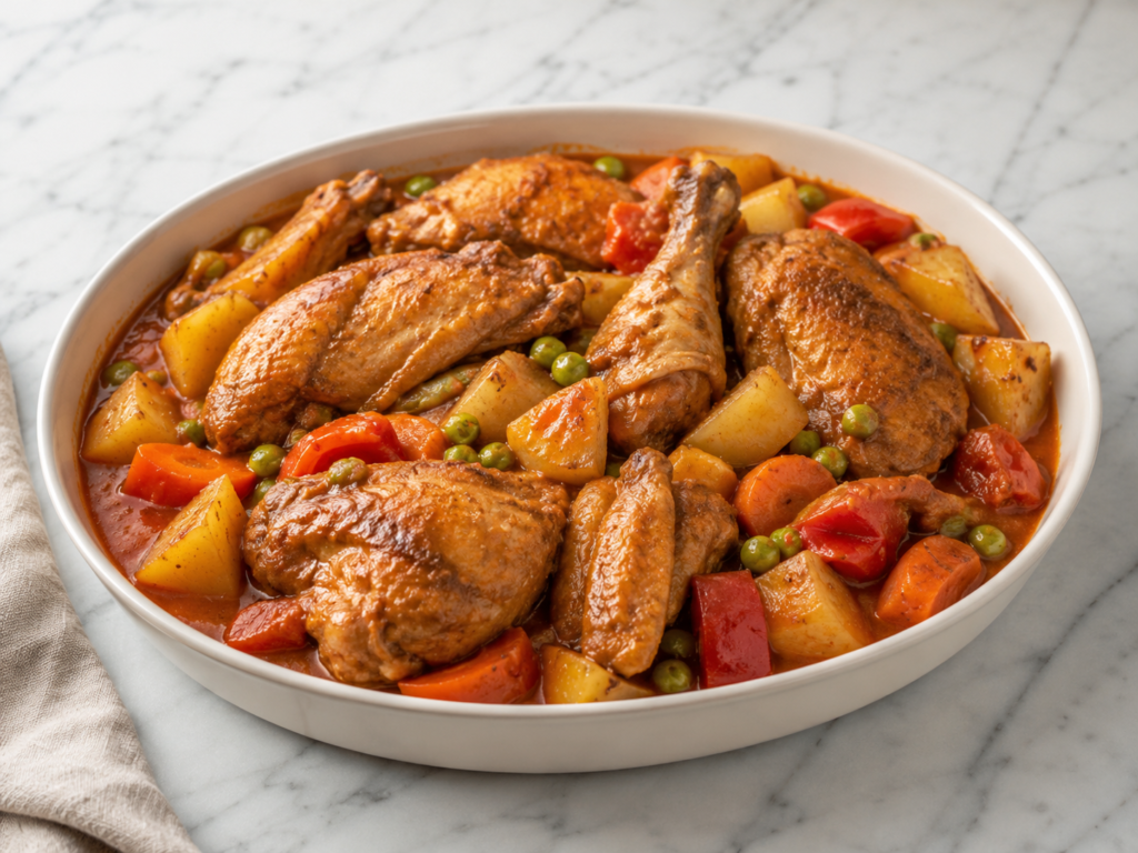 Filipino Chicken Afritada
