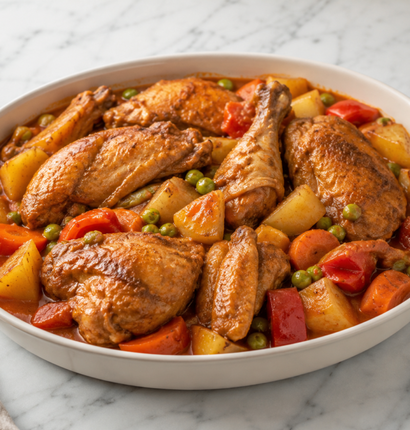 Filipino Chicken Afritada